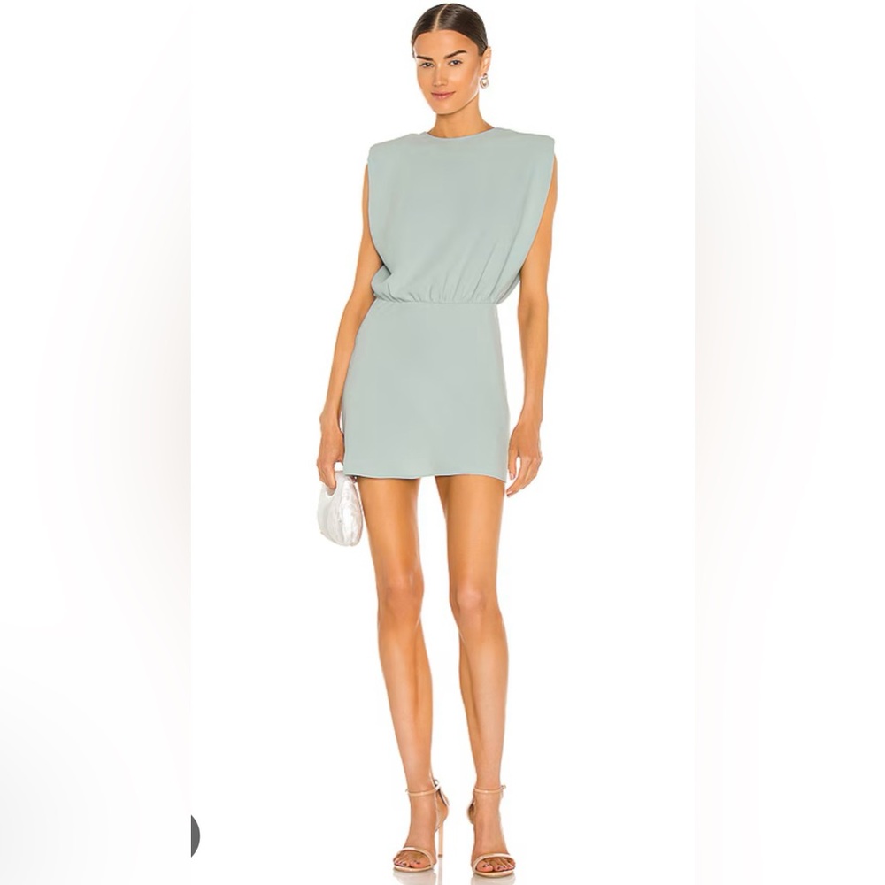 NWOT- Amanda Uprichard Kent Mini Dress in Color Thyme- L